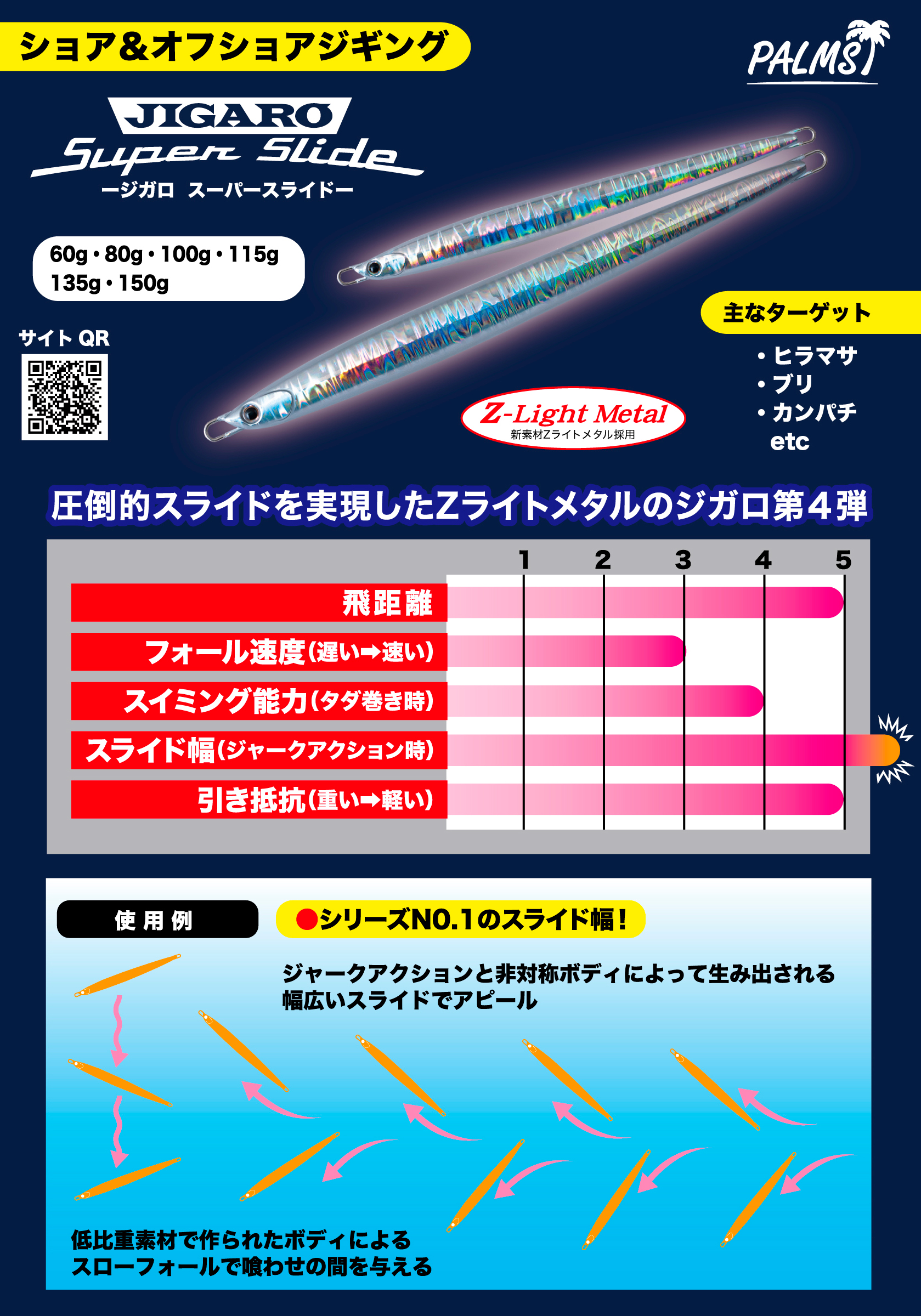 JIGARO Super Slide / ジガロ スーパースライド ｜ PALMS ｜ 株式会社パームス